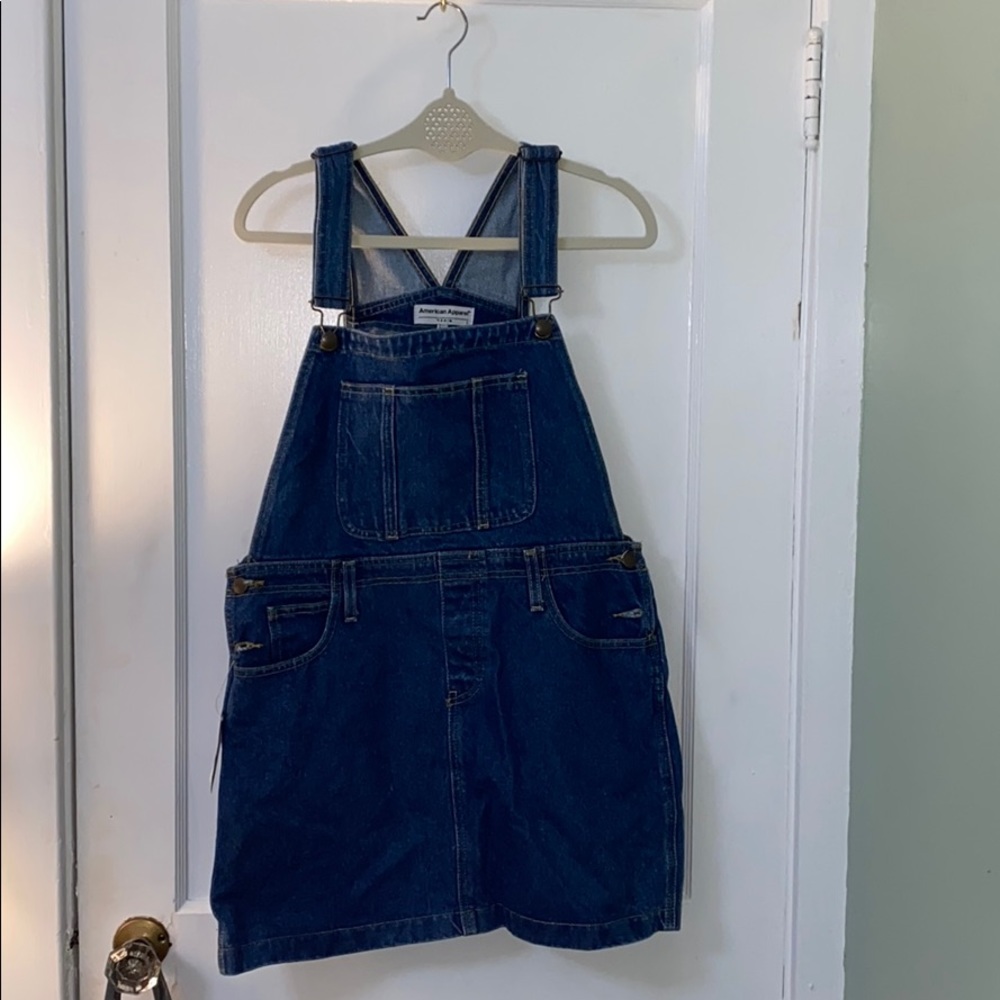 NWT Jean Overall Dress
